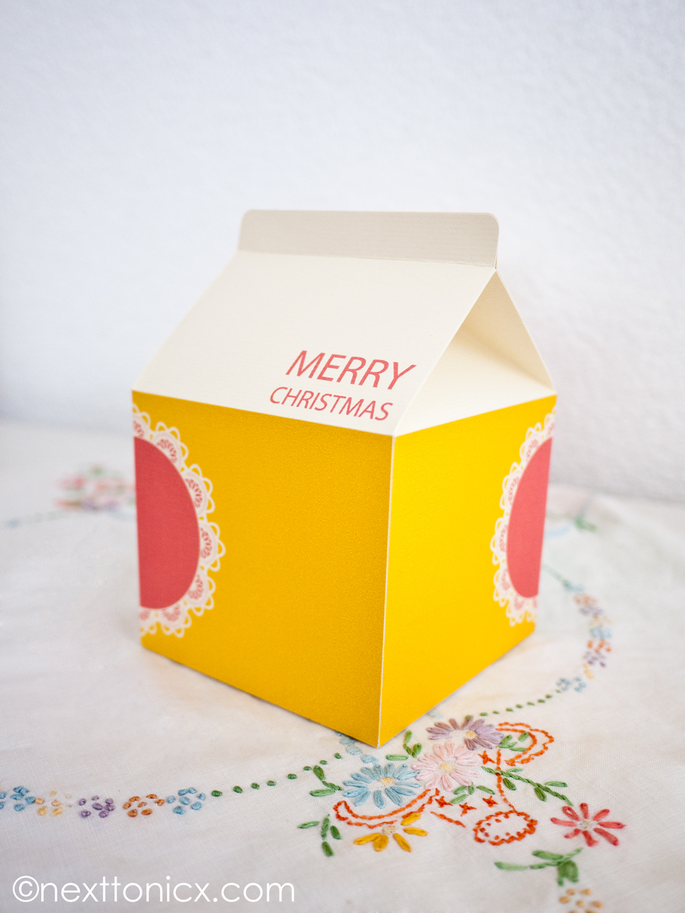Christmas Packaging- Milk Cartons