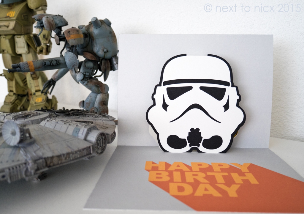 Stormtrooper pop up card